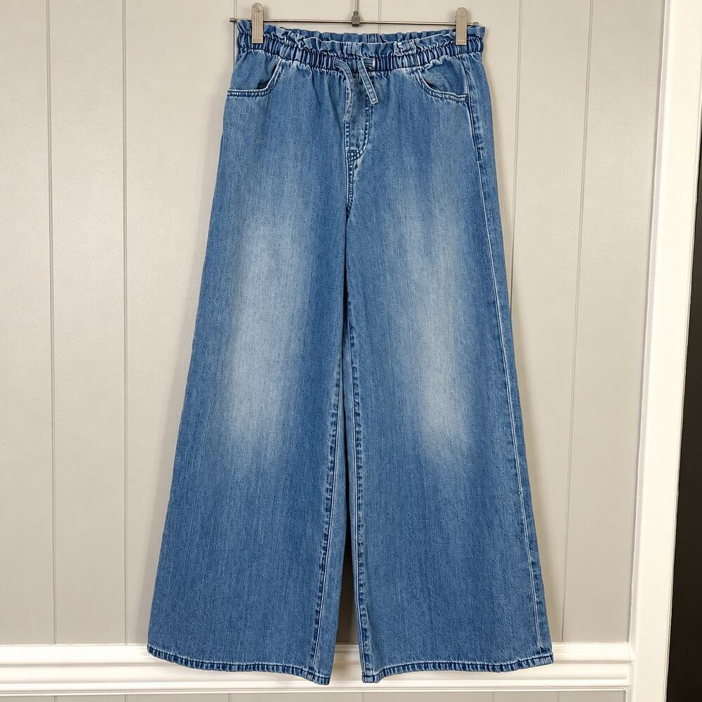 Gap Girls XL Baggy Wide Leg Pull On Jeans Lightweight